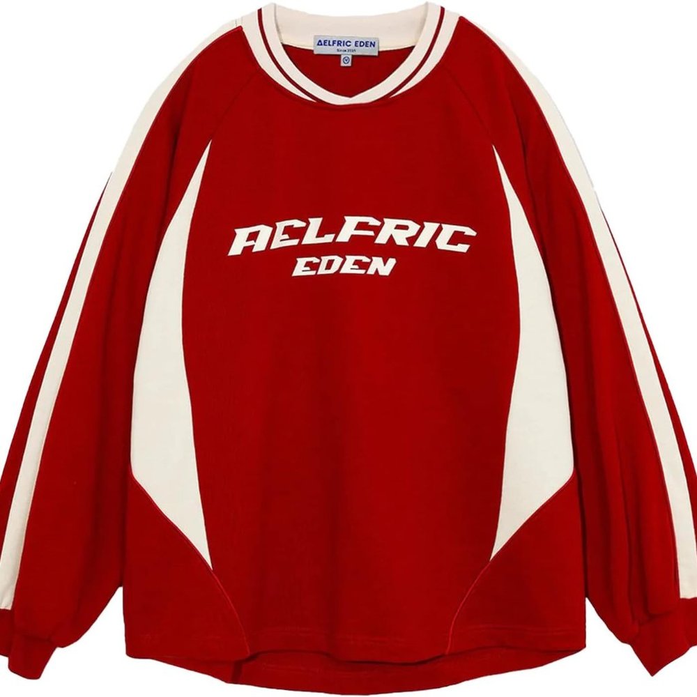COPY - Aelfric Eden Oversized Crewneck Sweatshirts Vintage Graphic Pullover Loo